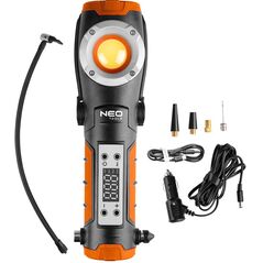 Lampa akumulatorowa 800lm z kompresorem