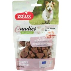 ZOLUX Miękkie przysmaki treningowe dla psa CANDIES mini serduszka 150g