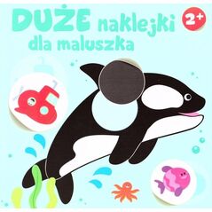 Duże naklejki dla maluszka 2+ - Orka EDUKAMP