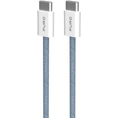 Kabel Puro Fabrik 60W USB-C - USB-C 1,5m - niebieski