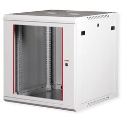 ROLINE 19 Szafa ścienna Basic Plus 12U, 600x600 BxT szara