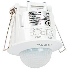 Czujnik ruchu  BLOW MS-02  sufitowy 360 podtynkowy biały