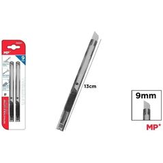 Nóż do papieru wysuwany czarny 9mm 2szt