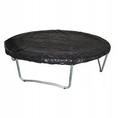 Pokrowiec Plandeka Ochronna na Trampolinę Czarna Solidna KUBISPORT 429 cm