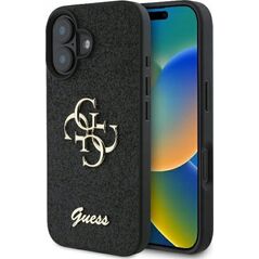 Guess Guess GUHCP16MHG4SGK iPhone 16 Plus 6.7" czarny/black hardcase Fixed Glitter Big 4G