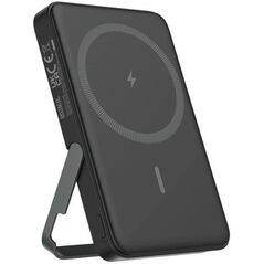 Εξωτερική μπαταρία 5000 mAh DELTACO, με βάση, ασύρματη, PD 20 W, μαγνήτης, μαύρη / PB-Q1007 / 1903254