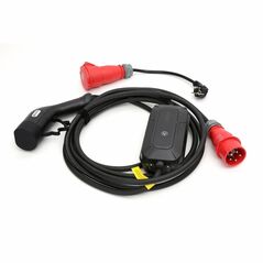 ΦΟΡΤΙΣΤΗΣ ΑΥΤΟΚΙΝΗΤΩΝ EV/PHEV AC TYPE 2 8/10/13/16/32A 22KW CEE 3F 7M ΚΑΛΩΔΙΟ ΜΑΥΡΟ [46204]