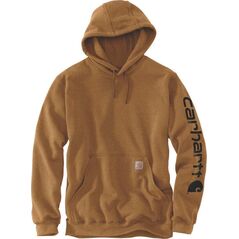 Carhartt Bluza Carhartt Midweight Signature Sleeve Brown