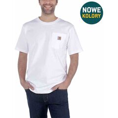 Carhartt Koszulka Carhartt Workwear Pocket S/S White