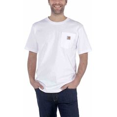Carhartt Koszulka Carhartt Workwear Pocket S/S White