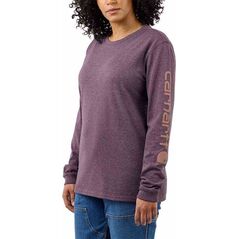 Carhartt Koszulka Carhartt Workwear Sleeve Logo LS Blackber
