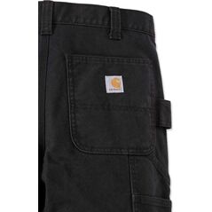 Carhartt Spodnie Carhartt Stretch Duck Double Front Black