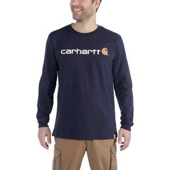 Carhartt Koszulka Carhartt EMEA Signature Graphic L/S Navy