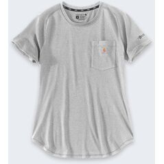 Koszulka Carhartt Force Mid Logo Grey