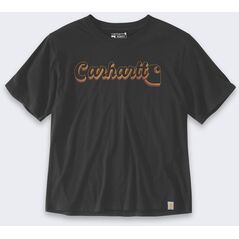 Koszulka Carhartt Script Graphic Tencel Black