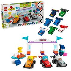 Lego Duplo F1 Team Racing Cars With Racers (10445) (LGO10445) έως 12 άτοκες Δόσεις