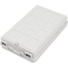 Digitus LWL-Distri-Box, 6x Spleiß für 8x SC Simplex oder 8x LC Duplex