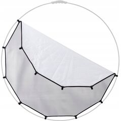 Manfrotto Manfrotto reflector cover HaloCompact Plus 98cm, silver/white
