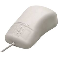 Ποντίκι Gett GETT InduMouse Pro Σιλικόνης Ποντίκι Κύλισης Λέιζερ Λειτουργία Track-On-Glass IP68 αδιάβροχο απολυμαντικό λέιζερ οπτικό USB Χρώμα: γκρι