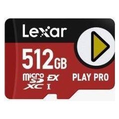 Karta Lexar Play Pro MicroSDXC 512 GB UHS-I  (LMSXPS0512G-BNNNG)