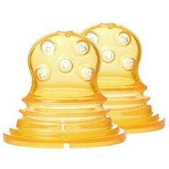 Προσφορά! Kidsme Food Squezeer κατοχυρωμένο με δίπλωμα ευρεσιτεχνίας ακροφύσιο σιλικόνης με μεγάλες τρύπες για ημίρρευστα τρόφιμα 2 τεμ. από 4 μηνών 160364