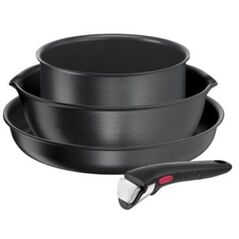 Tefal Ingenio Daily Chef 4 αντικείμενα - Σετ κατσαρόλες και τηγάνια + λαβή