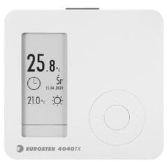 Ασύρματος ρυθμιστής θερμοκρασίας Euroster 4040TXRX με υποδοχή