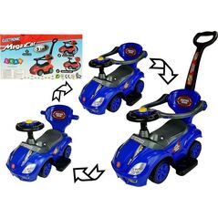 Lean Cars Jeździk z Pchaczem Mega Car 3w1 Niebieski