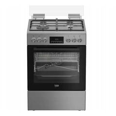 Εστίες αερίου με ηλεκτρικό φούρνο Beko 60cm