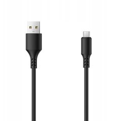 Setty cable USB - microUSB 1 0 m 1A black NEW