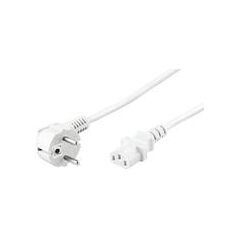 Kabel zasilający MicroConnect IEC320, 1.8m, biały (PE010418W)