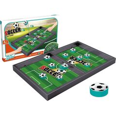 LeanToys Gra Zręcznościowa Piłka Nożna Krążki Boisko