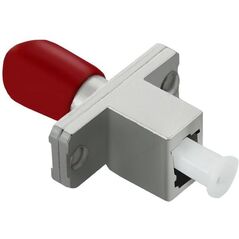 Qoltec Adapter światłowodowy hybrydowy LC/UPC-ST/UPC simplex MultiMode (54150)