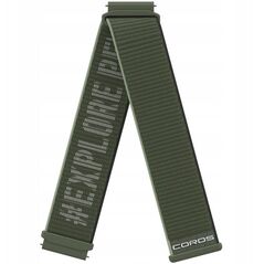 Coros COROS išmaniojo laikrodžio dirželis 22mm Nylon Band APEX 2 Pro, APEX Pro, APEX 46mm, žalios spalvos