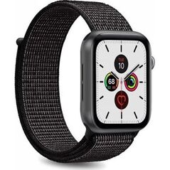Puro PURO Apple Watch Band - Nylonowy pasek do Apple Watch 38 / 40 mm (Czarny)