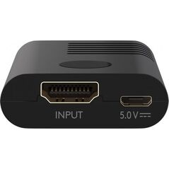 goobay HDMI signal amplifier 4K @ 60Hz, HDMI extension (black)