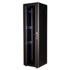 Szafa Roline ROLINE Netzwerkschrank Pro 48,26cm 19Zoll 47 HE 600x600 BxT Glast�r schwarz