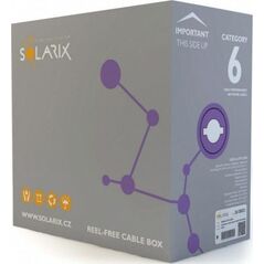 Solarix SOLARIX SXKD-6-UTP-PVC-305 Solarix installation cable CAT6 UTP PVC wire 305 meters / box