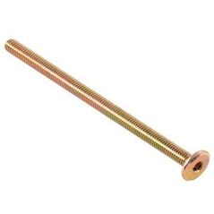 FURNITURE BOLT M6X100 YELLOW. 20 PCS