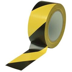 ADHESIVE TAPE 5CMX33M BLACK YELLOW