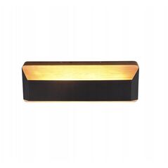 LED wall light TRIO ARINO, 3000 K, 1 x 13.5 W, 1500 lm, dimmable, black, 35 cm