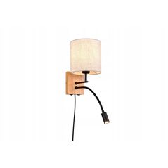 Φωτιστικό τοίχου TRIO Nilam, 1xE27, μέγιστο 28W, 1xSMD LED, 3.1W, 3000K, 310lm, o18 x 30 cm