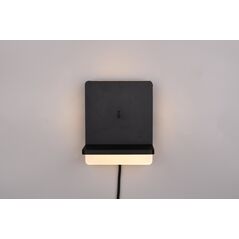 LED απλίκα τοίχου TRIO FAIRFIELD, 9 W 900 lm, 3000 K, 12x16x14cm με δυνατότητα φόρτισης τηλεφώνου