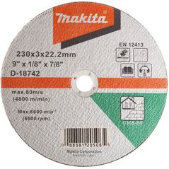 CUTTING WHEEL 230X2.5 C30 S FOR STONE