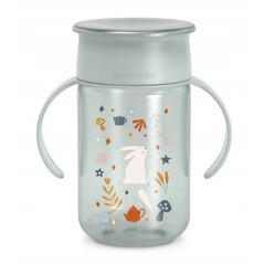 SUAVINEX - 402793-KUBEK TRENINGOWY 360*   340ML/NIEKAPEK/12M+/MIĘTOWY/WONDERLAND