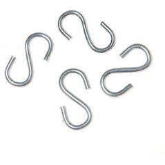 S SHAPE STAINLESS STEEL HOOKS 3 MM 4