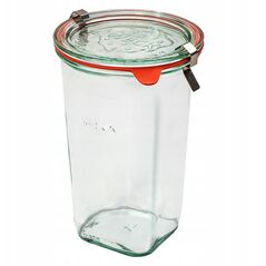 Βάζο Quadro 795 ml (6 τεμ) - καπάκι, λαβή, κλείσιμο x2