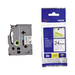 Brother TZe-S251 Labelling Tape Cassette – Black on White, 24mm wide (TZES251) (BROTZES251) έως 12 άτοκες Δόσεις