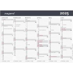 Ημερολόγιο γραφείου Κλασικό A5 2025
