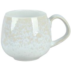 MUG EMBOS OUTS GLAZE INSIDE WHITE 370ML